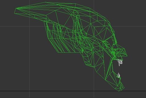 Green Goblin Low-poly 3D model_6
