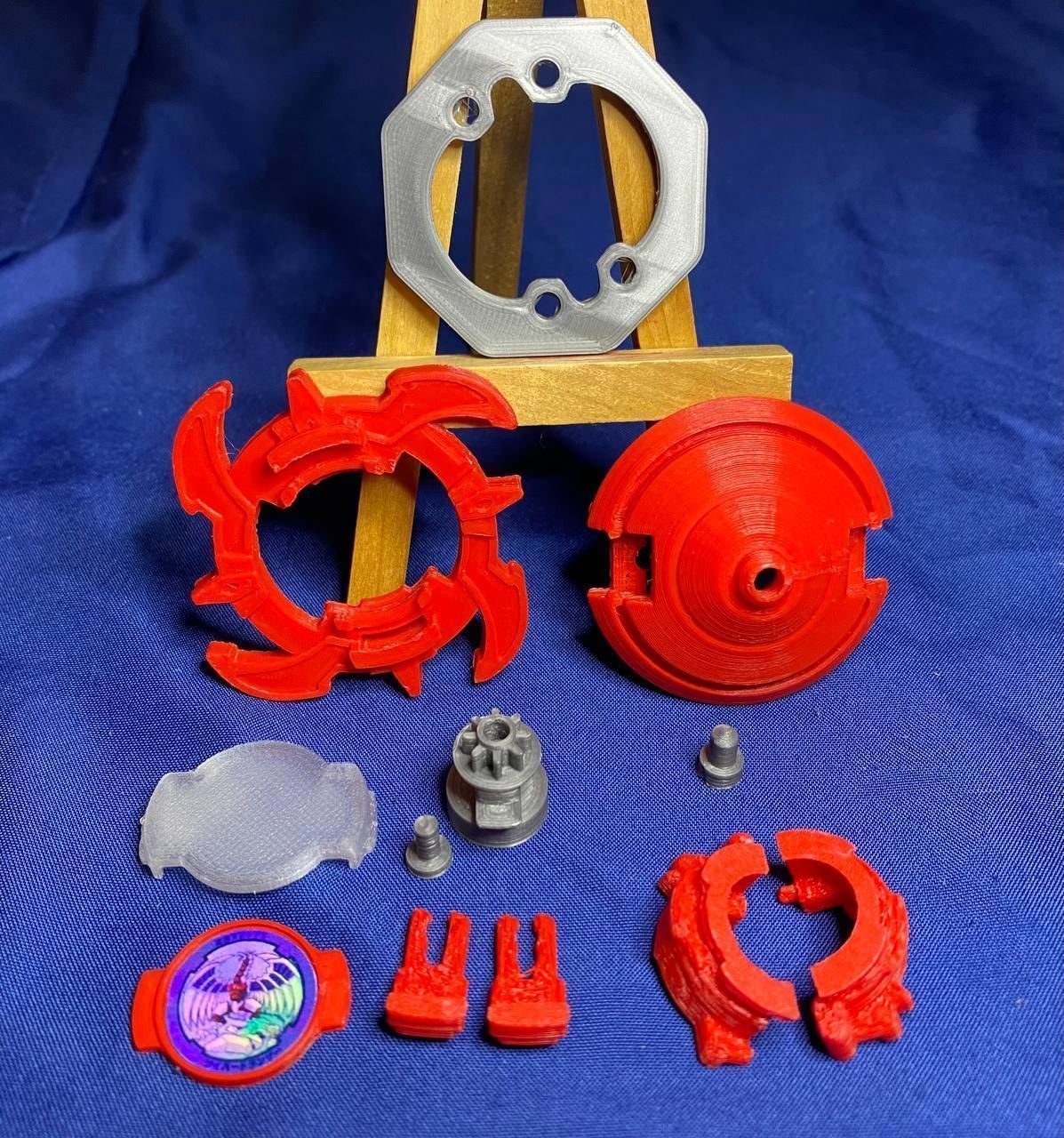 BEYBLADE CYBER DRANZER PROTOTYPE - COMPLETE - ANIME SERIES 3D print model_2