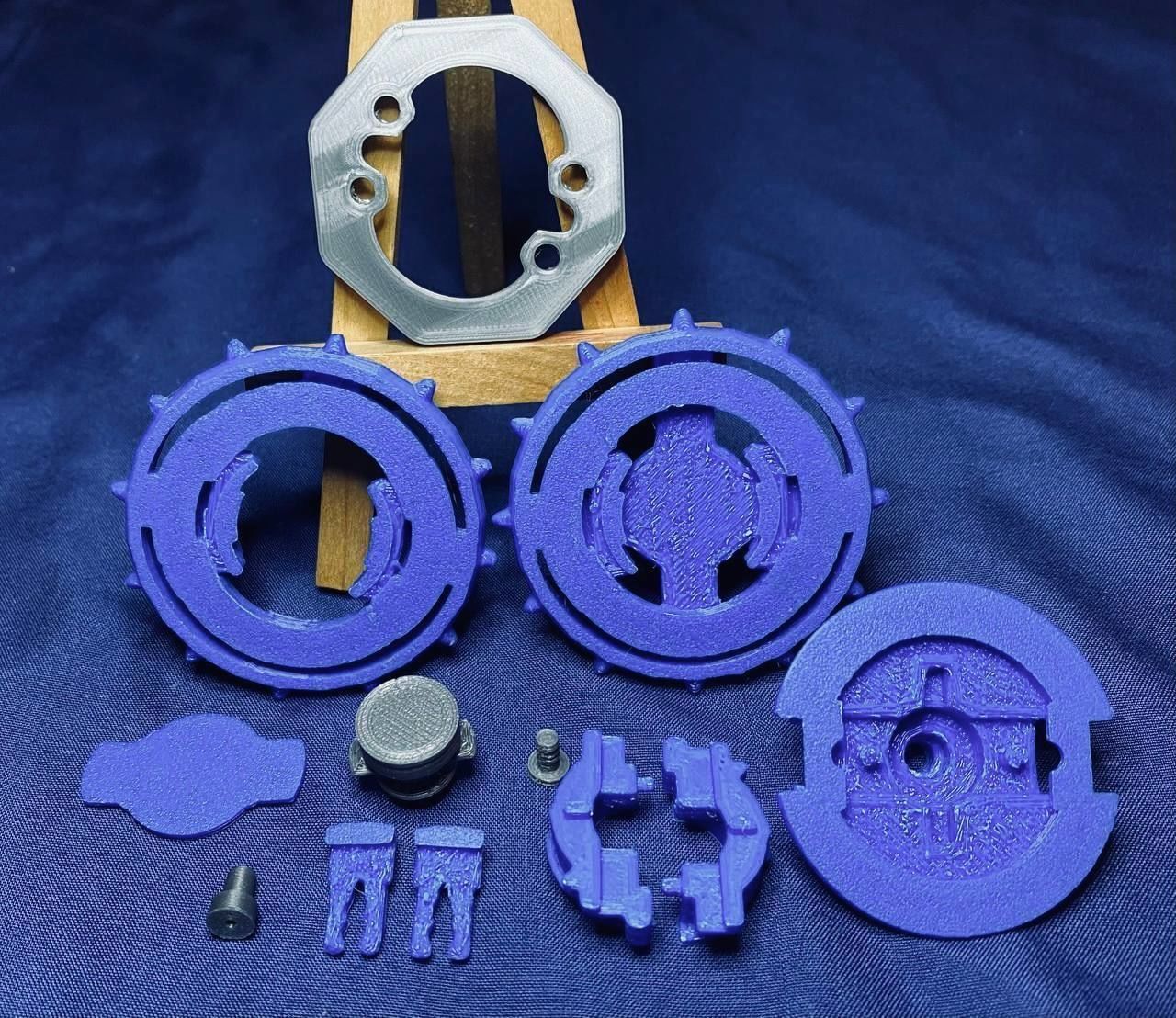 BEYBLADE CYBER DRAGOON PROTOTYPE - COMPLETE - ANIME SERIES 3D print model_4