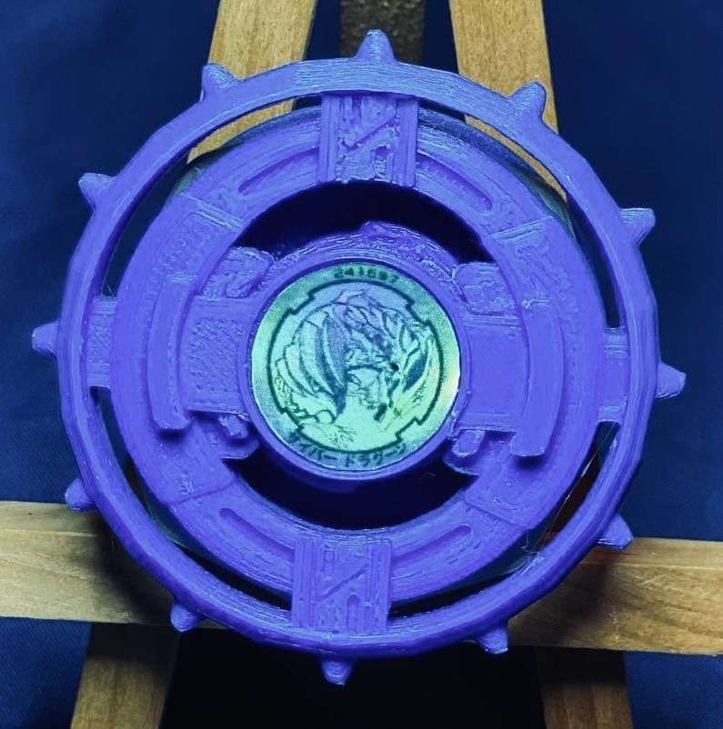 BEYBLADE CYBER DRAGOON PROTOTYPE - COMPLETE - ANIME SERIES 3D print model_1