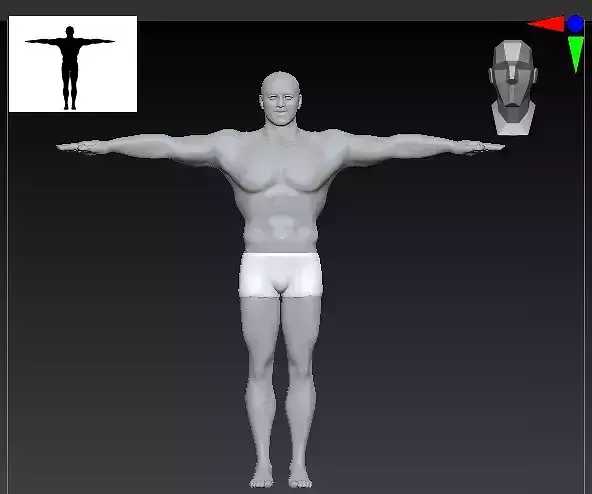 Men Model Superman character Body Builder  Boy