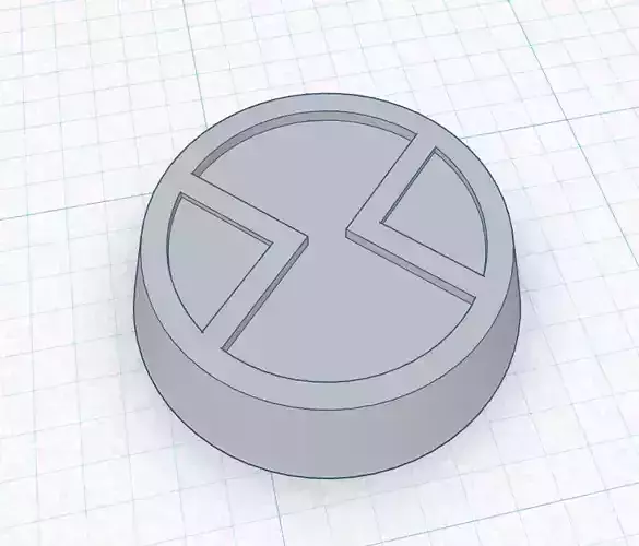 Ben 10 Style Logo Omnitrix 3D print model