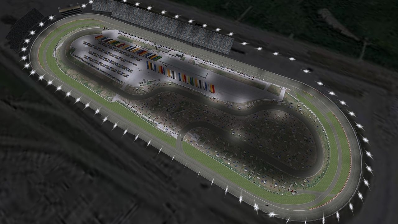 Gateway International Speedway Game Ready Low-poly 3D model_2