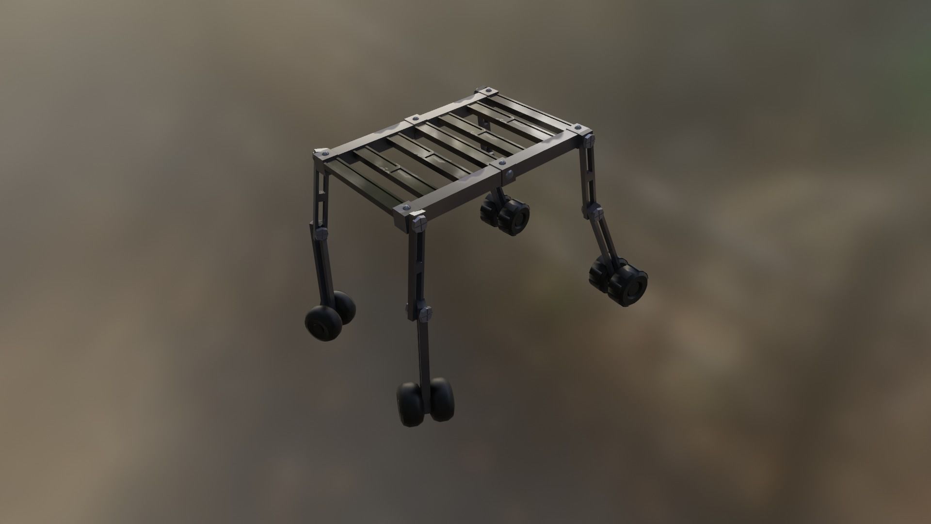 MECHANICAL ROBOT Low-poly 3D model_15