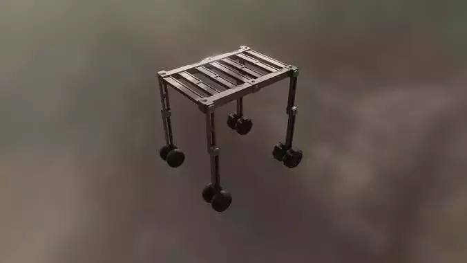 MECHANICAL ROBOT Low-poly 3D model