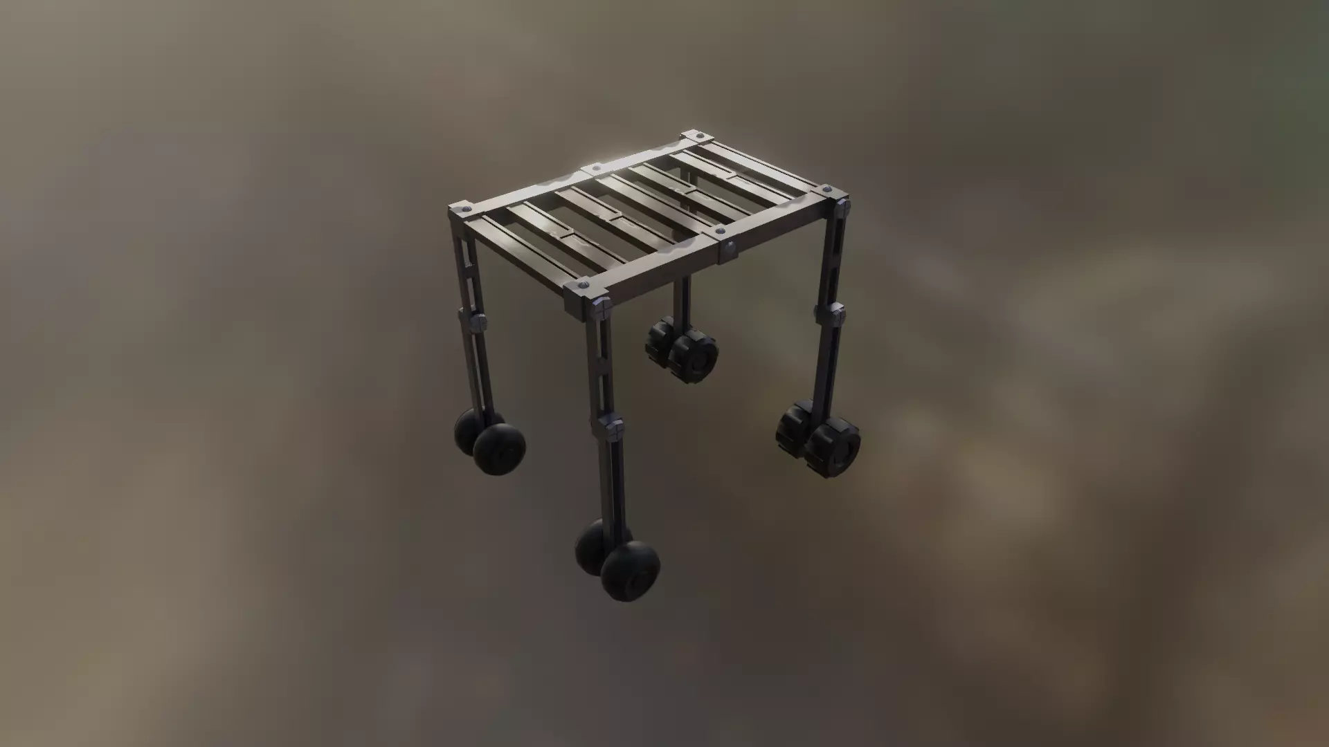 MECHANICAL ROBOT Low-poly 3D model_0