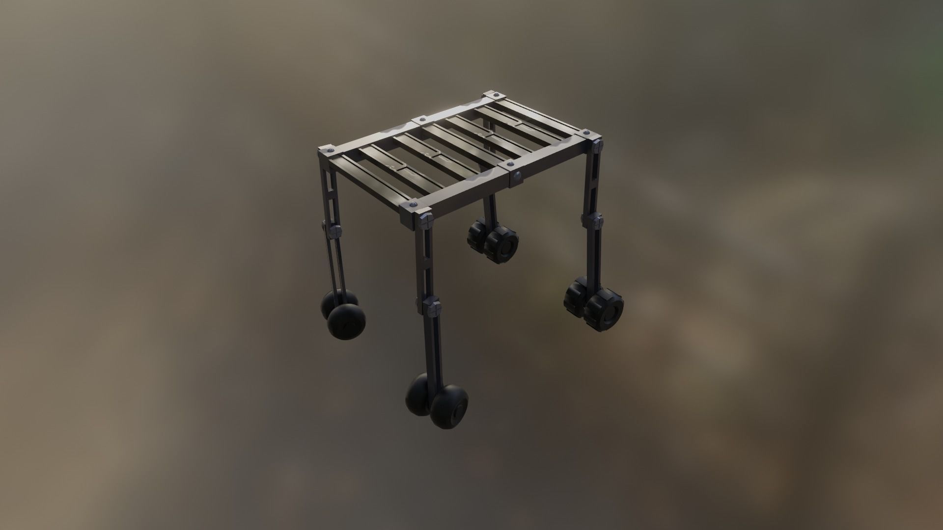 MECHANICAL ROBOT Low-poly 3D model_17