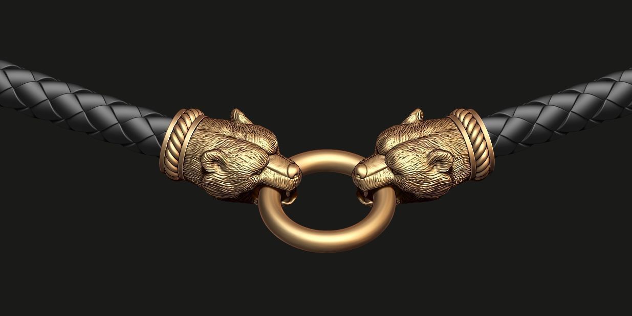 END CAPS FOR THE BEARS BRACELET Printable Model 3D print model_5