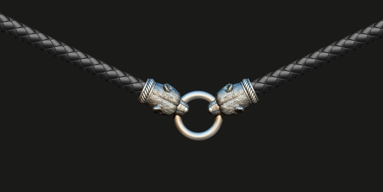 END CAPS FOR THE BEARS BRACELET Printable Model 3D print model_2