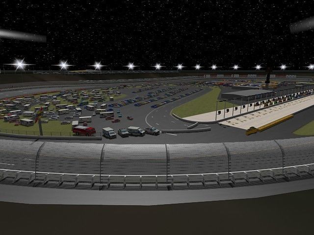 Iowa Speedway Game Ready Low-poly 3D model_10