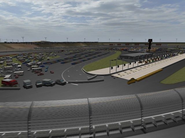 Iowa Speedway Game Ready Low-poly 3D model_5