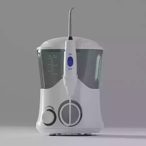 Dental Oral Irrigator Low-poly 3D model