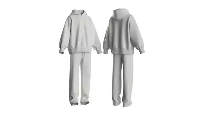 Male tracksuit 3D model