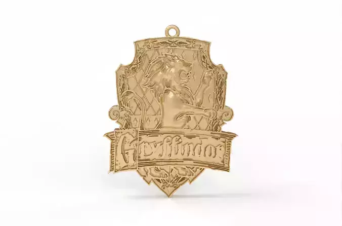 Gryffindor Pendant 3D print model
