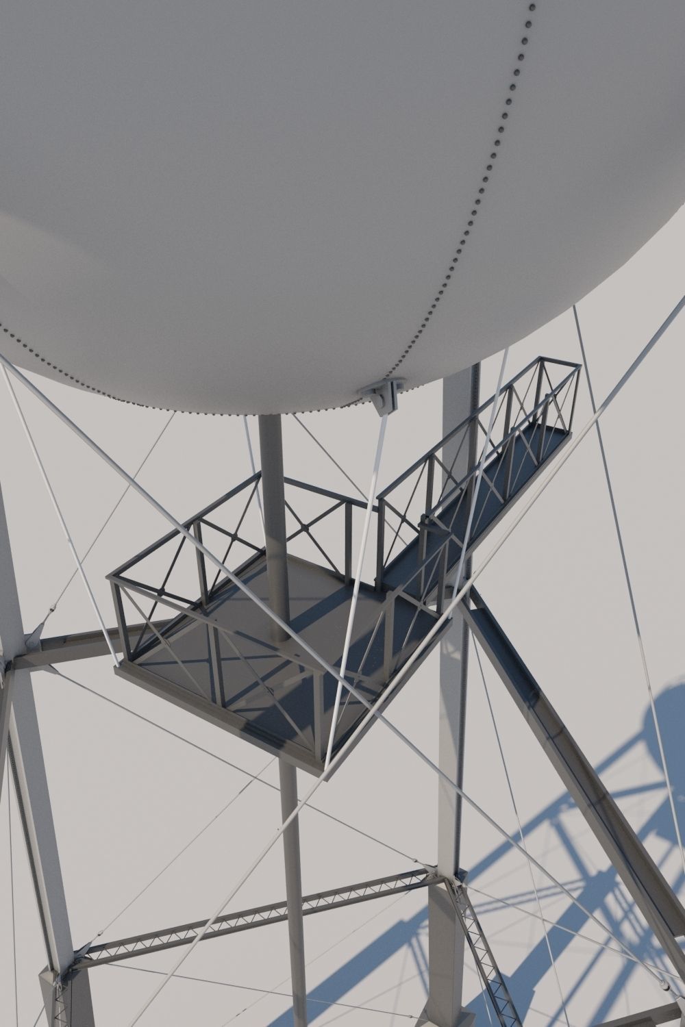 WARNER WATER TOWER 3D model_4