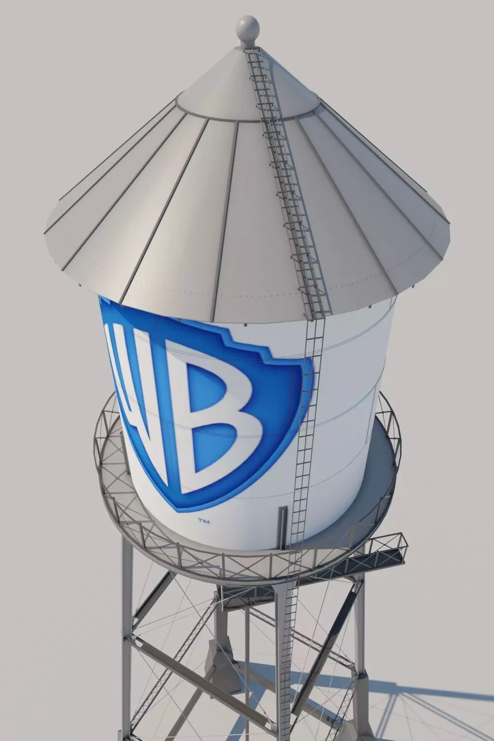 WARNER WATER TOWER 3D model_0