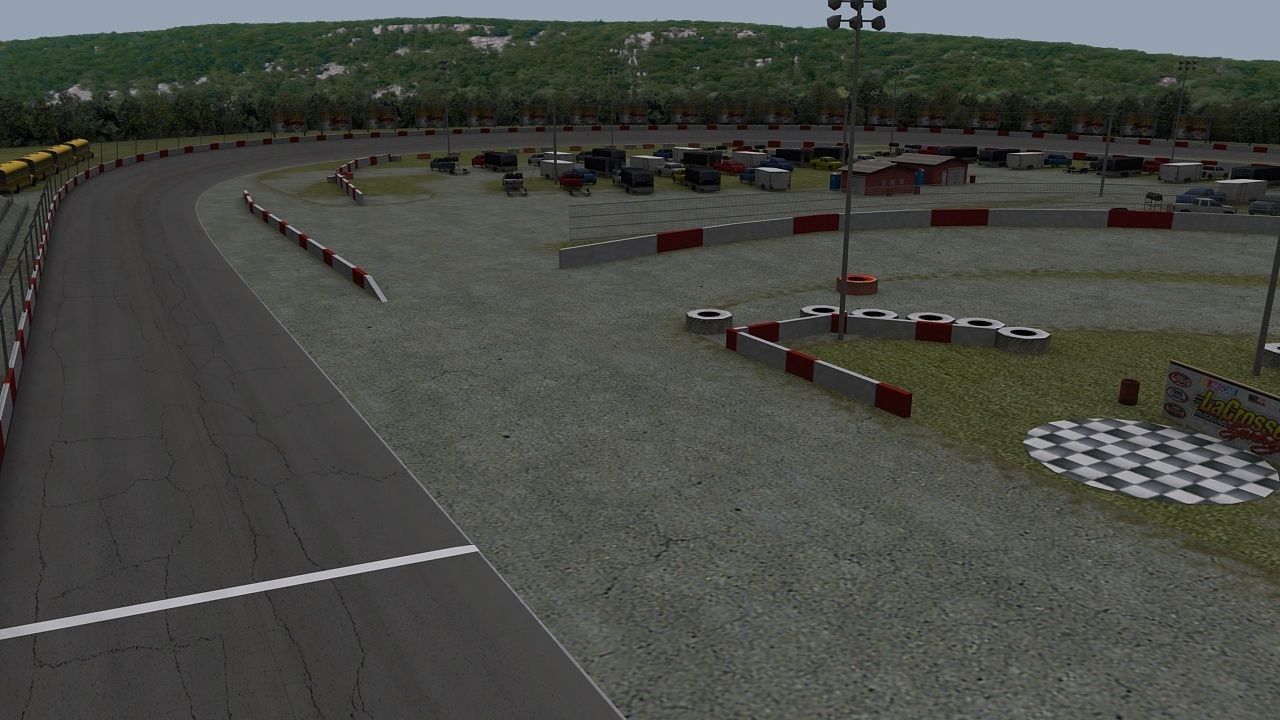 Small Town Speedway Game Ready Low-poly 3D model_8