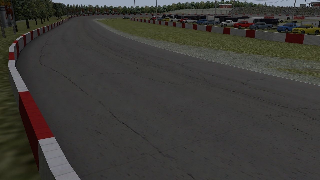 Small Town Speedway Game Ready Low-poly 3D model_11