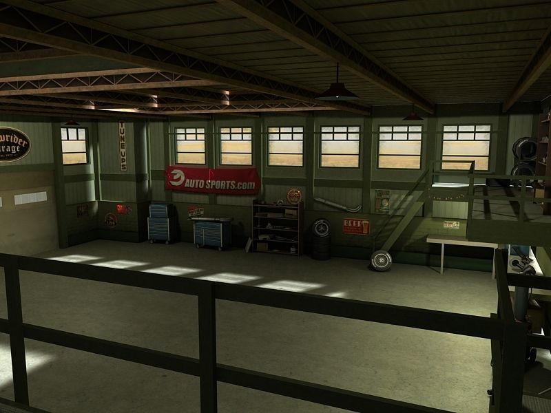 Game Ready Vintage Garage Low-poly 3D model_6