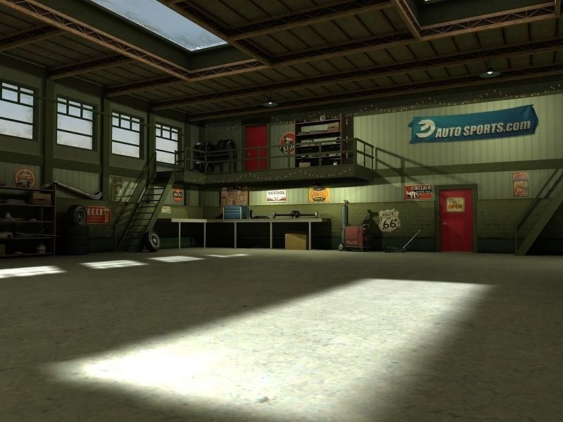 Game Ready Vintage Garage Low-poly 3D model_2