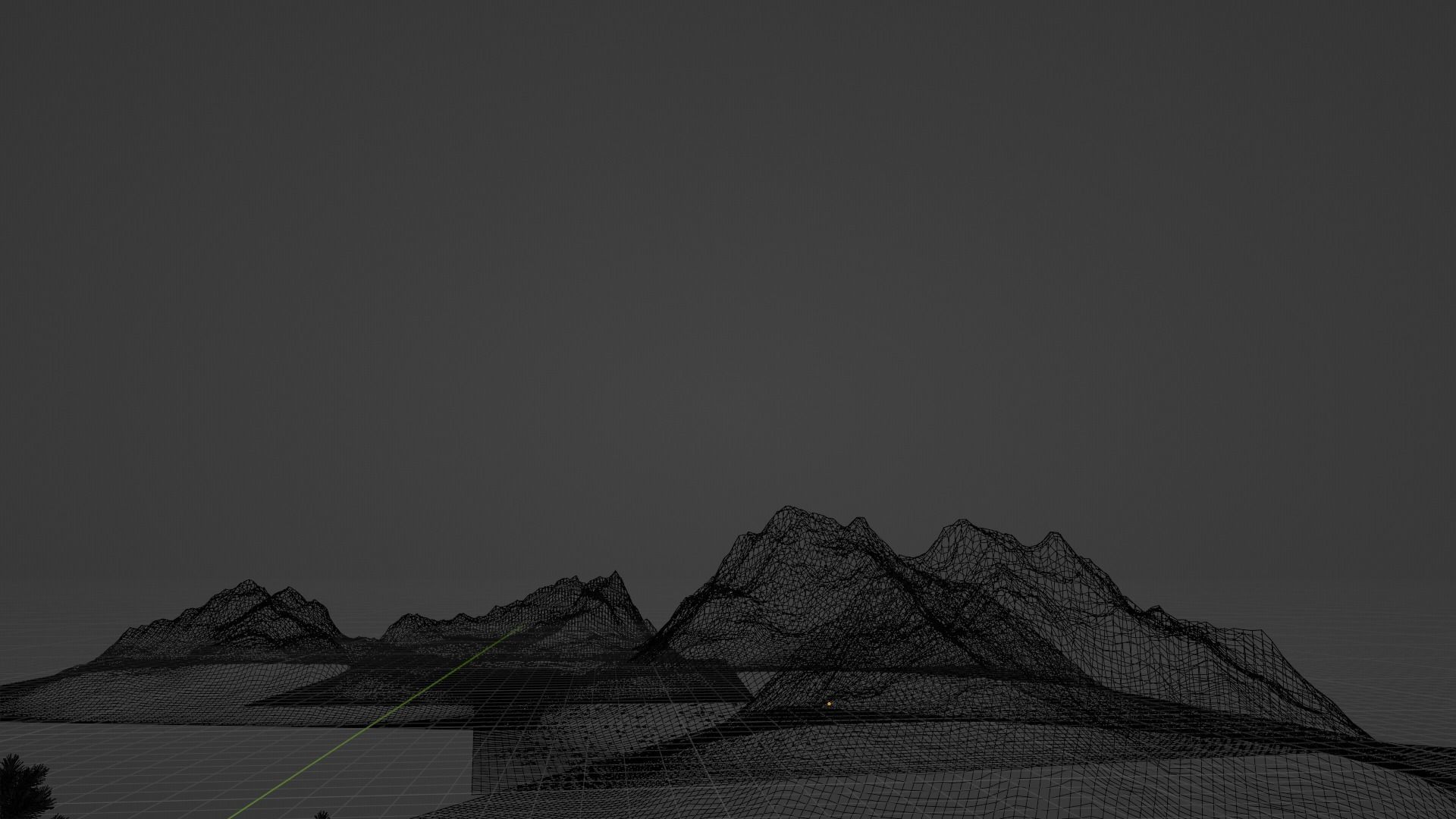 Summer Mountain view Textures Low-poly 3D model Low-poly 3D model_15