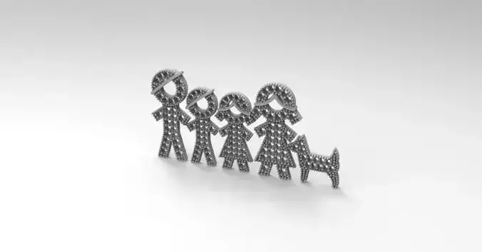 DIJES FAMILIA PIEDRAS  3D print model