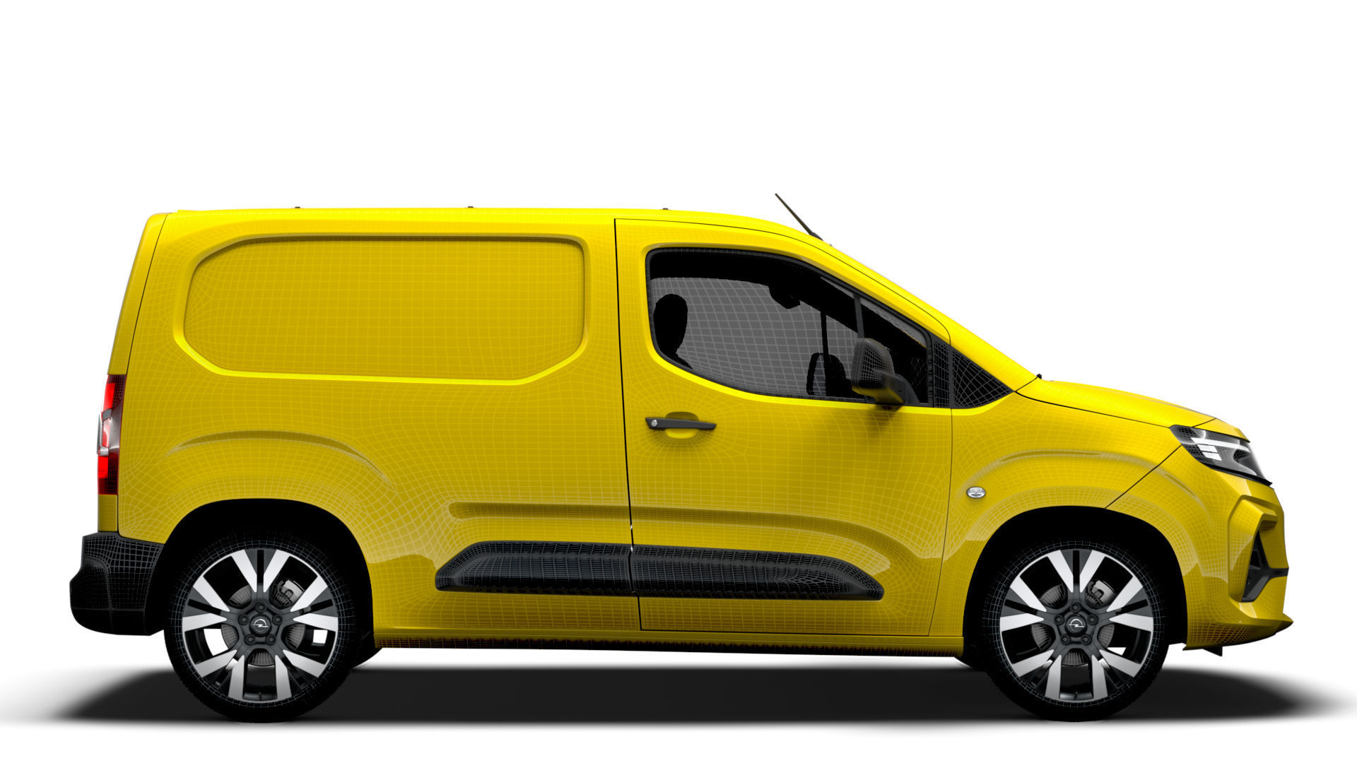 Opel Combo Van SWB 2024 3D model_2