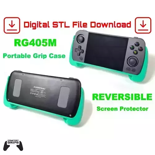 Anbernic RG405M Portable Grip Case and Screen Guard