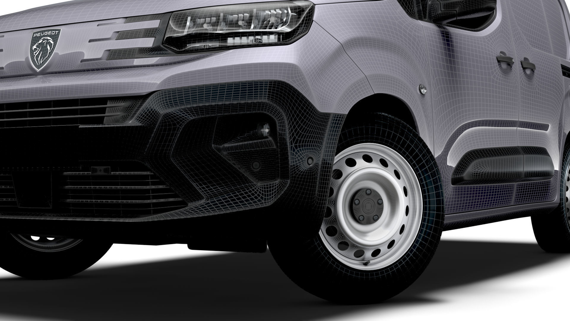 Peugeot Partner SWB 2024 3D model_20