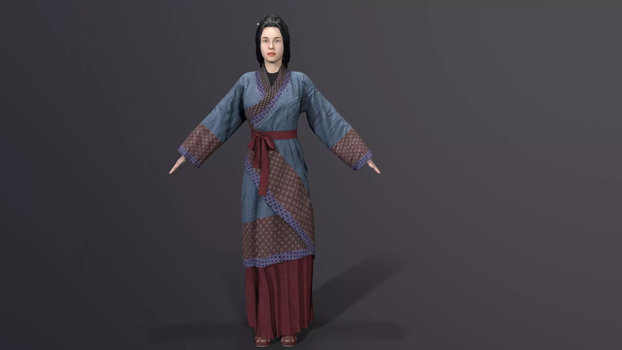 asiain people Low-poly 3D model