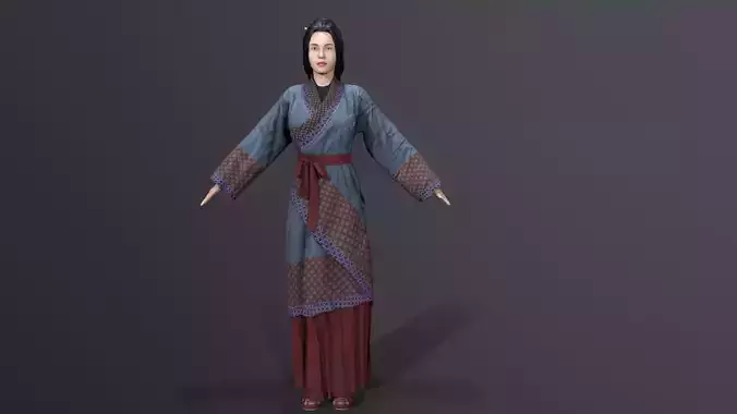 asiain people Low-poly 3D model