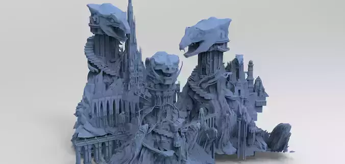 Serpent Ivy Castle Fortress