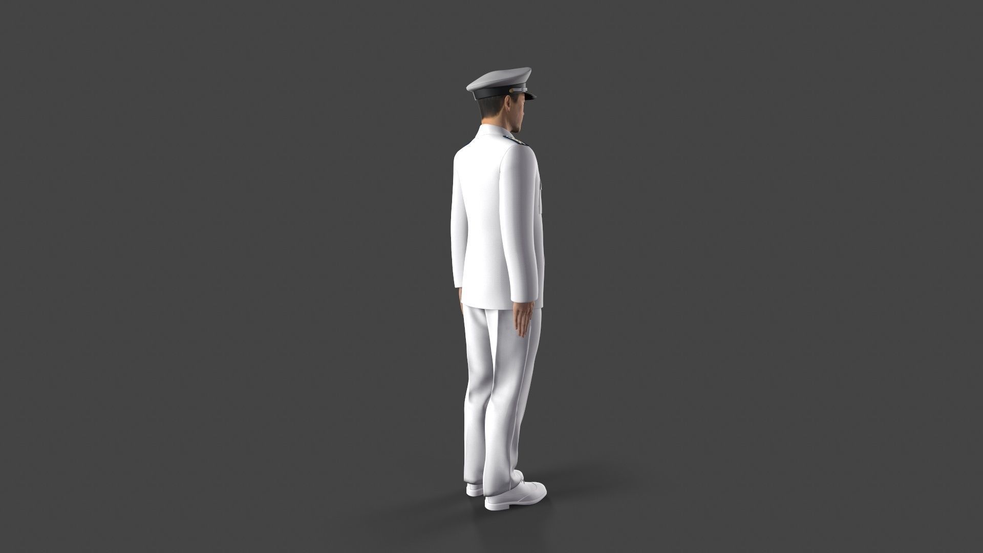 People Liberation Army Low-poly 3D model_5