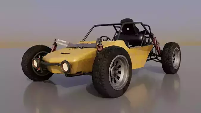 PUBG buggy with texture 