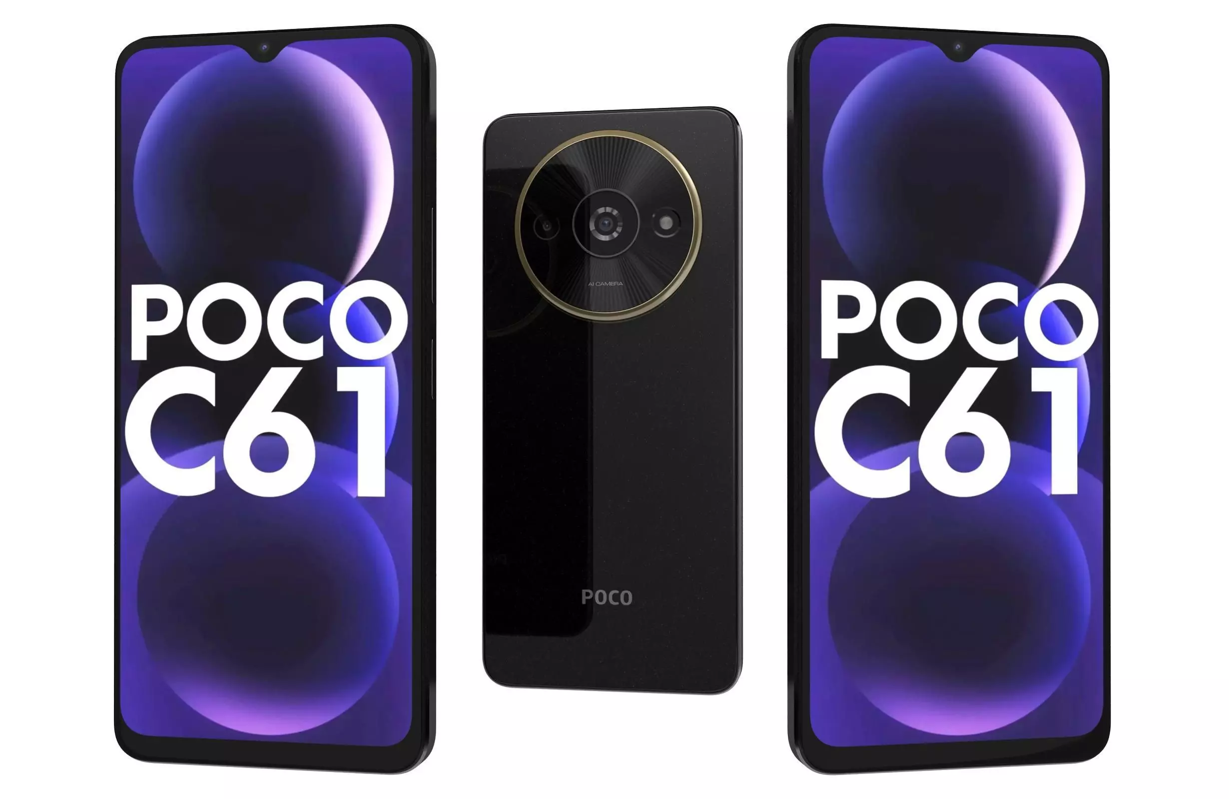 Xiaomi Poco C61 Black 3D model