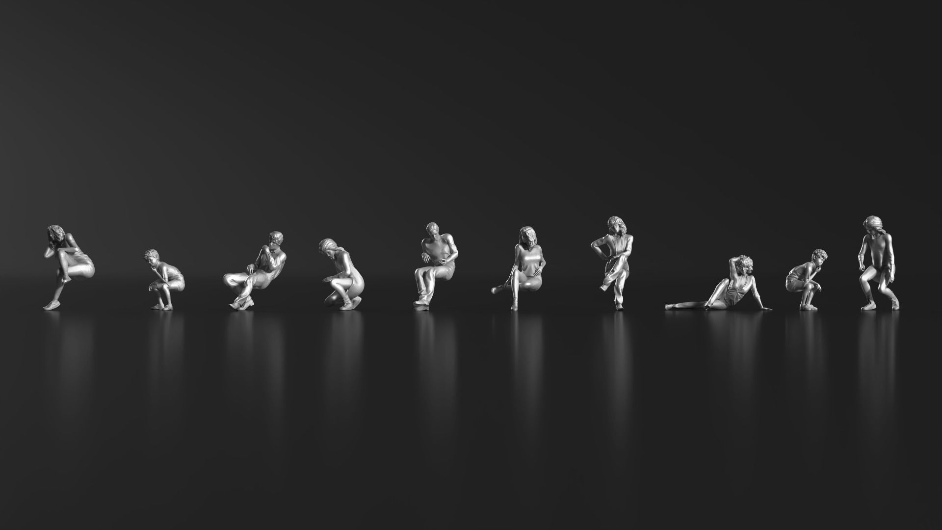 HD People 28 Sitting 2 3D print model_10