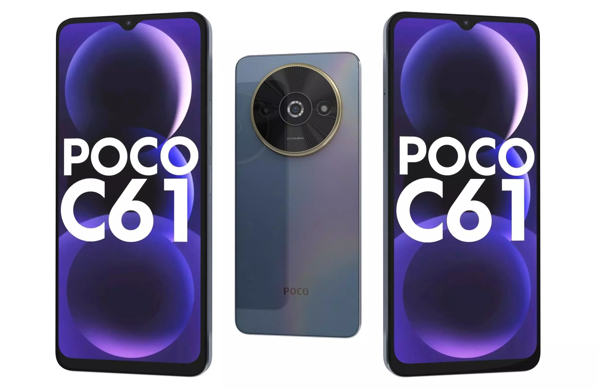 Xiaomi Poco C61 Blue 3D model