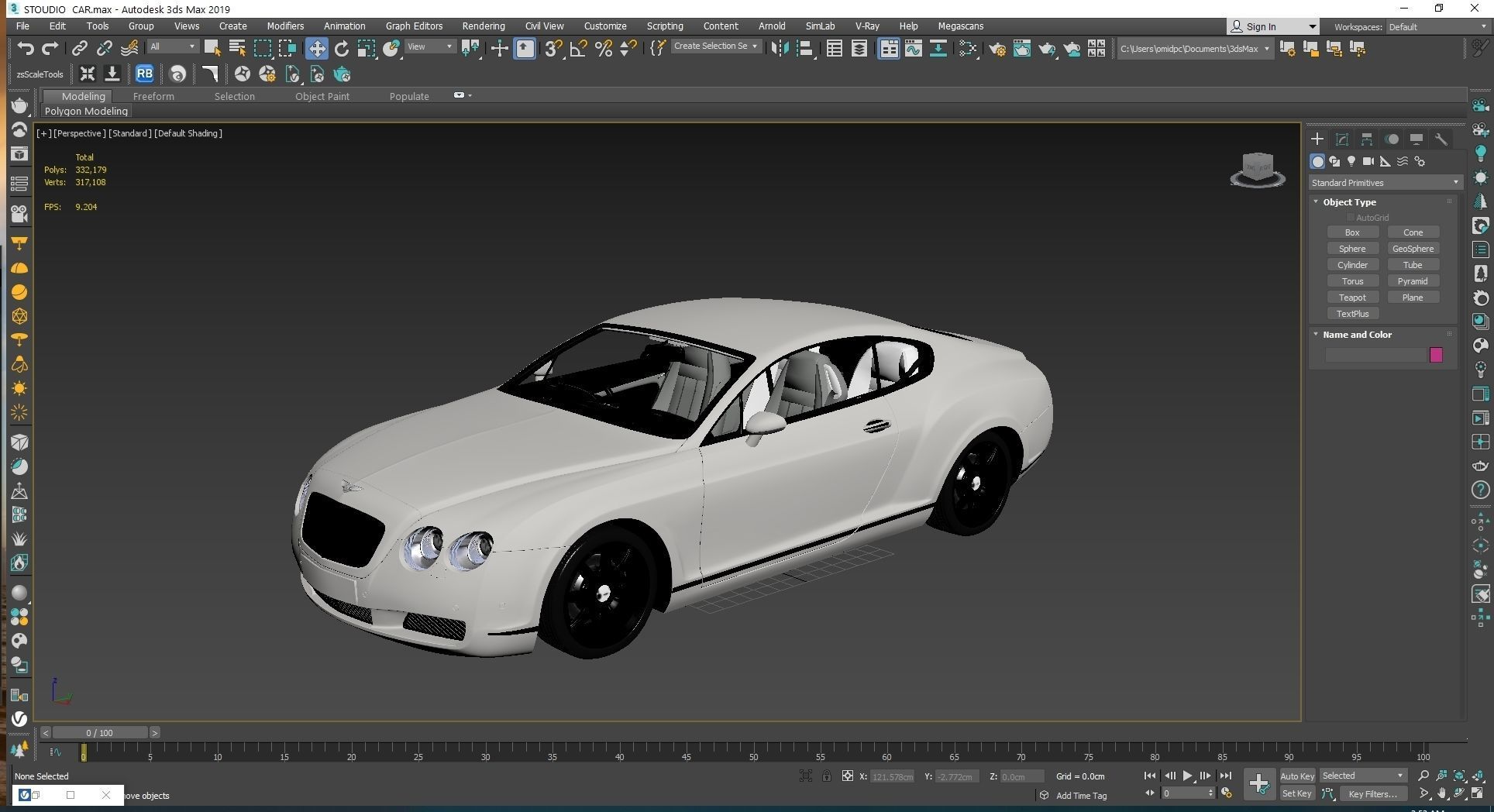 2004 Bentley Continental 3D model_19