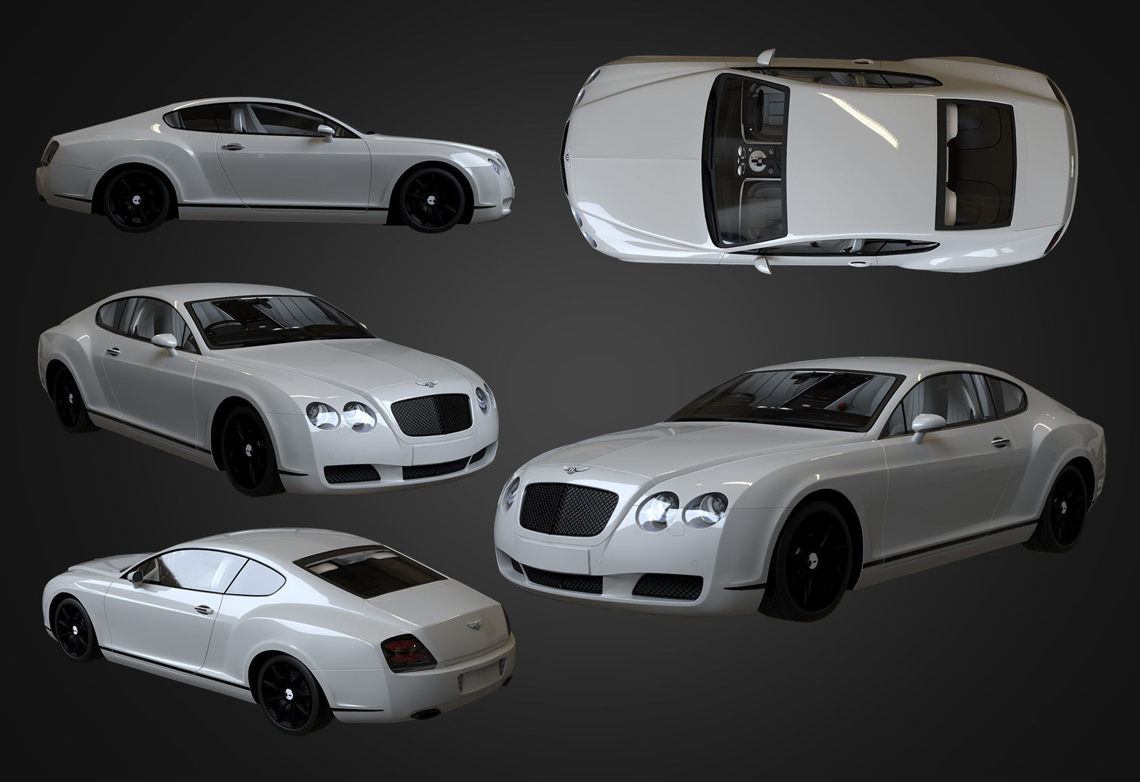 2004 Bentley Continental 3D model_1