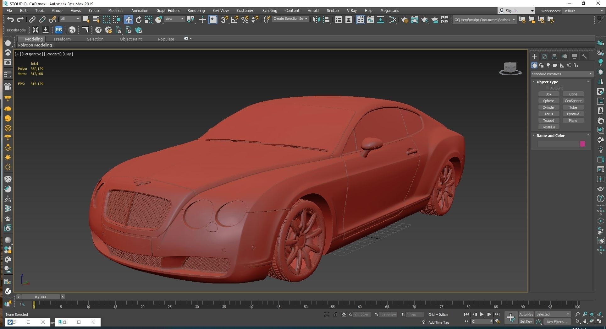 2004 Bentley Continental 3D model_25