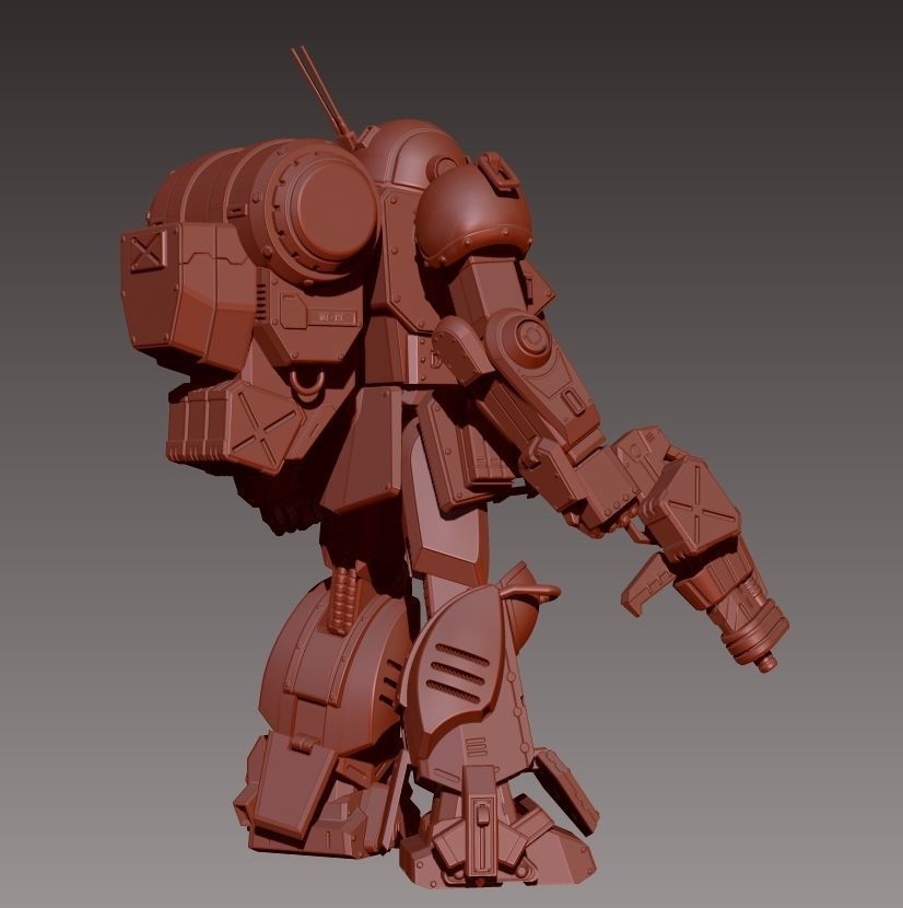 VOTOMS Weapon Basic Type 3D print model_6