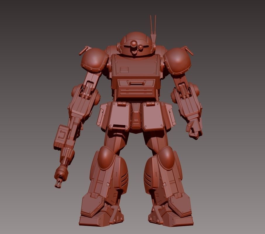 VOTOMS Weapon Basic Type 3D print model_3