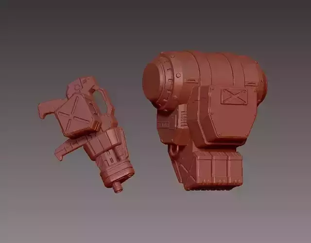 VOTOMS Weapon Basic Type 3D print model