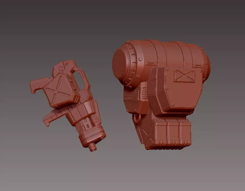 VOTOMS Weapon Basic Type 3D print model_0