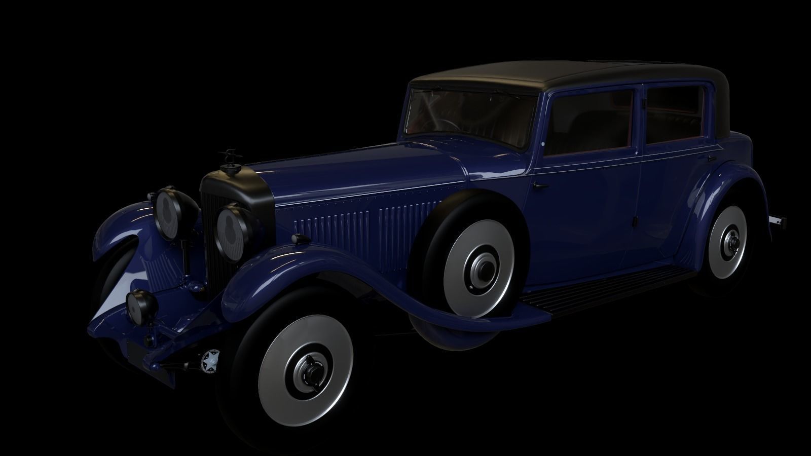 1931 Bentley 8 Litre  3D model_13