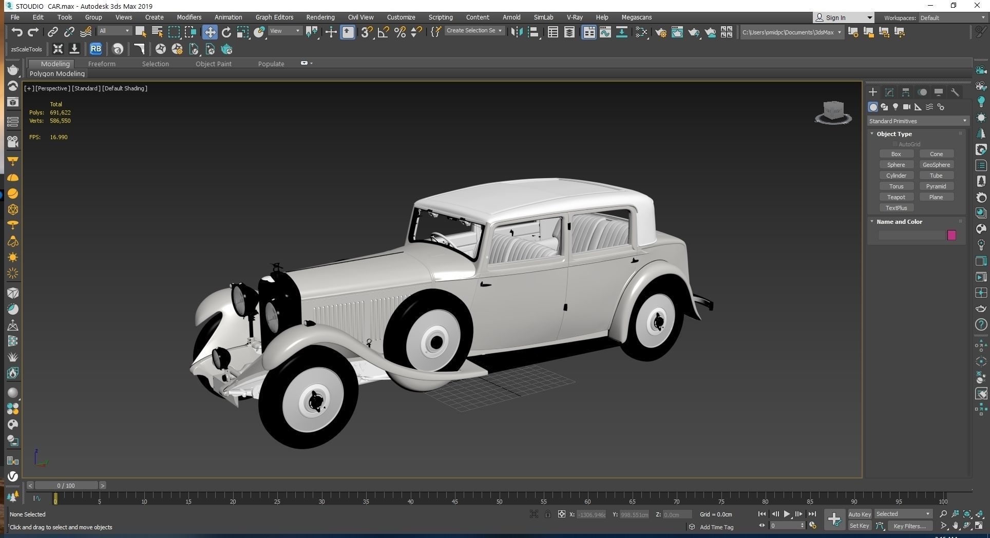 1931 Bentley 8 Litre  3D model_26