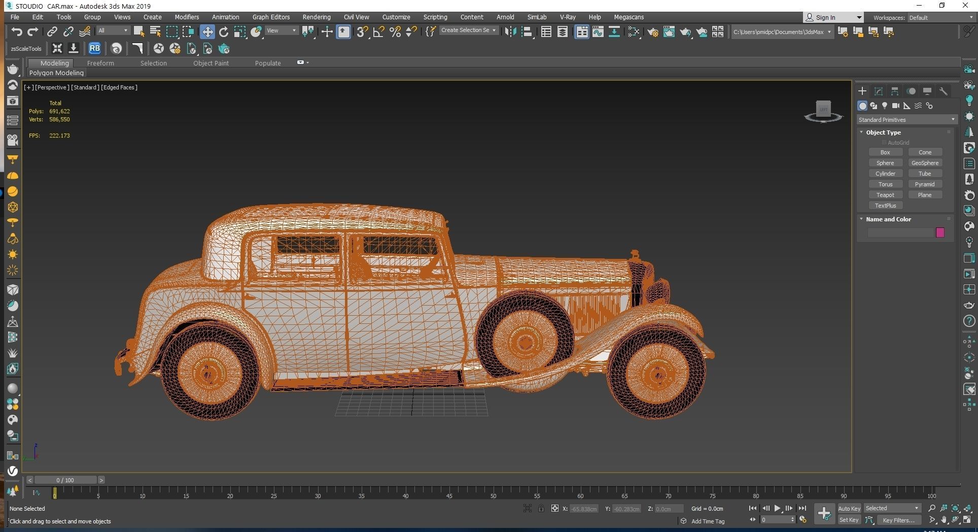 1931 Bentley 8 Litre  3D model_24