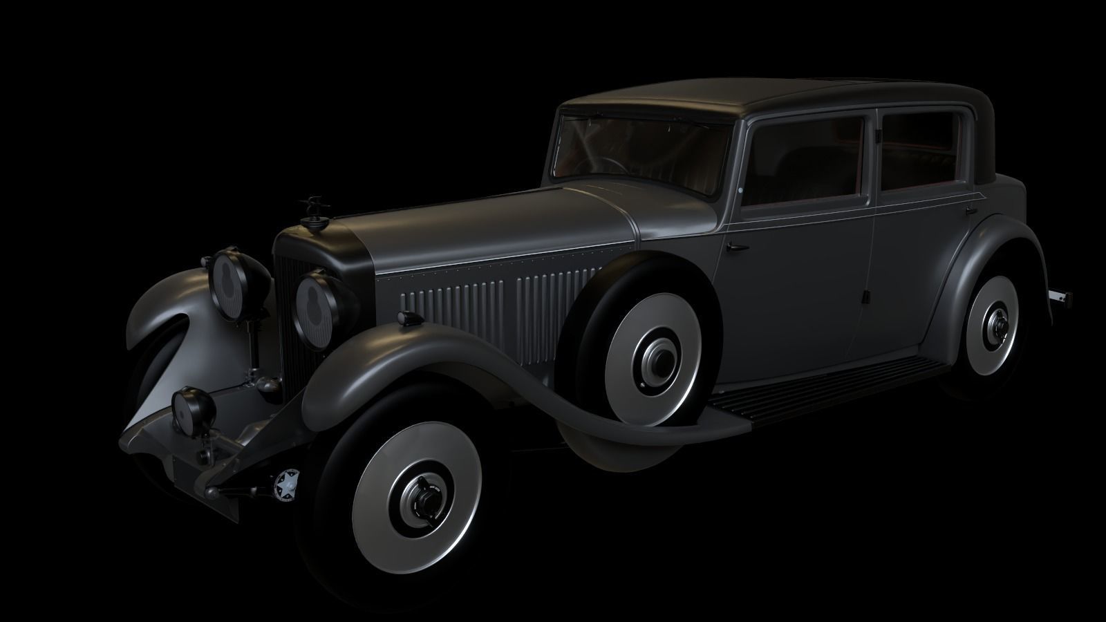 1931 Bentley 8 Litre  3D model_16