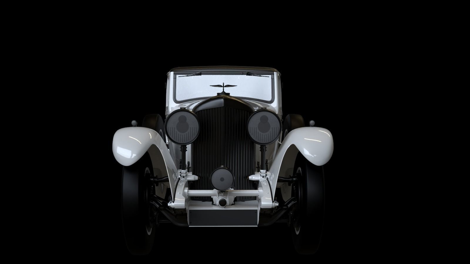 1931 Bentley 8 Litre  3D model_9