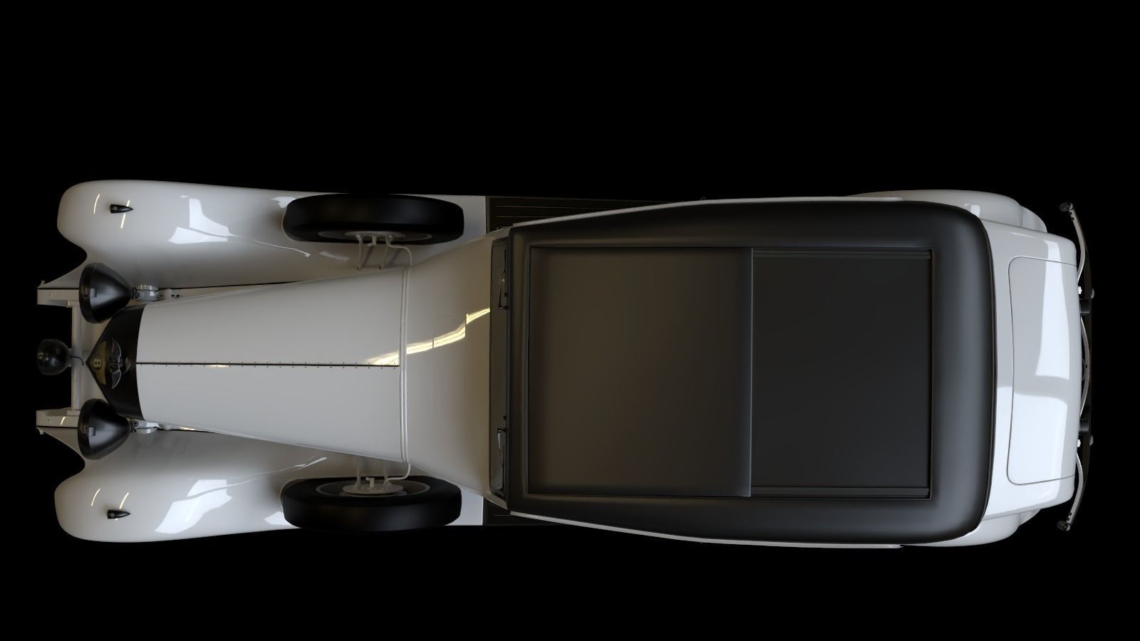 1931 Bentley 8 Litre  3D model_8